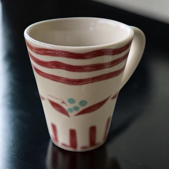 Vintage 1999 California Pantry Ceramic Coffee Mug Set Leaves & Berries - Picture 4 of 7